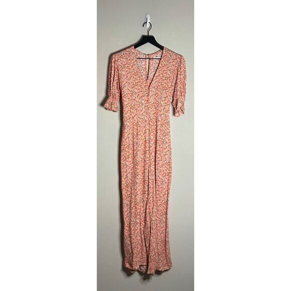 Faithfull The Brand Anka Floral Jumpsuit Size 2 - Picture 3 of 16